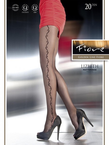 Fiore Feinstrumpfhose mit dezentem Muster Lizbeth 20 DEN