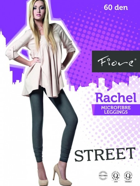 Fiore Glatte lange Microfaser-Leggins Rachel 60 DEN