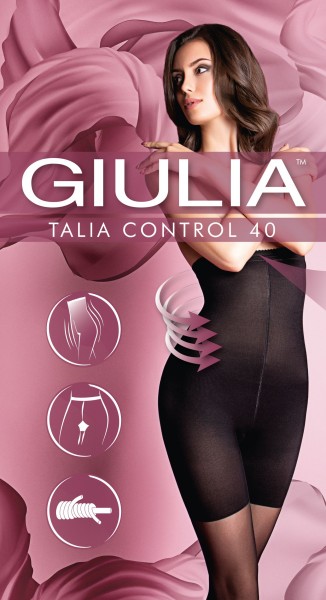 Feinstrumpfhose mit figurformendem Höschenteil Talia Control 40 von Giulia