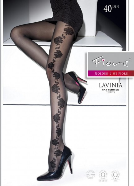 Fiore Strumpfhose mit blumigem Muster Lavinia