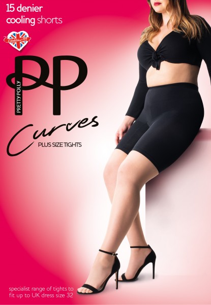 Panty mit Kühleffekt und weiter Passform Cooling Curves von Pretty Polly