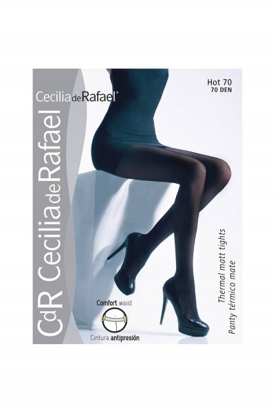 Blickdichte warme Strumpfhose Hot 70 von Cecilia de Rafael