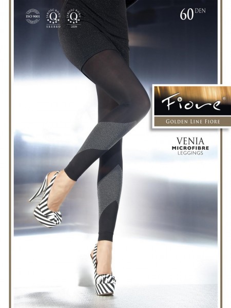 Fiore Elegante, gemusterte Leggins Venia 60 DEN