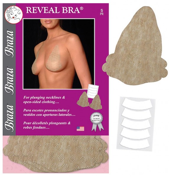 BRAZA REVEAL BRA® Selbstklebender BH in Tropfenform, der die Form der Brust bewahrt