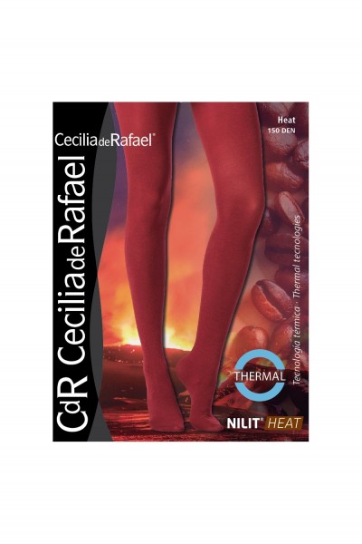 Cecilia de Rafael - Blickdichte wärmende Thermostrumpfhose Heat, 150 denier