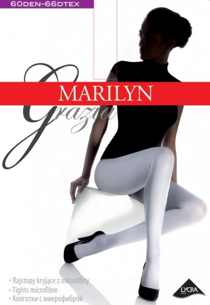 Klassische, blickdichte Strumpfhose Grazia 60 denier von Marilyn