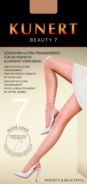 Kunert Beauty 7 - Ultraleichte Sommersöckchen im Nude-Look