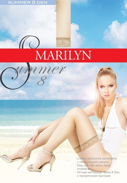 Marilyn Hauchduenne halterlose Struempfe Summer 8 DEN